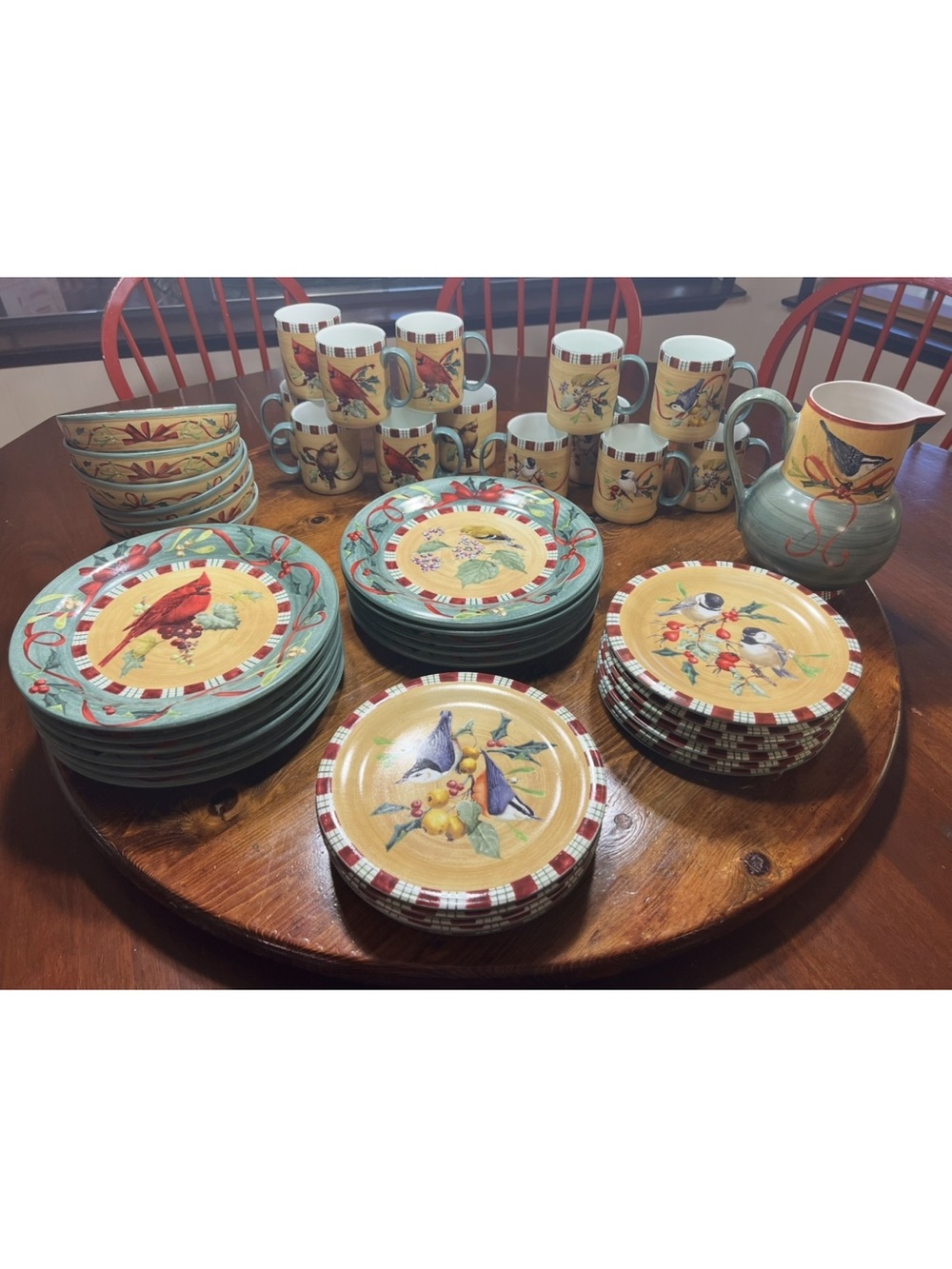 Lenox Winter Greetings Dinner Set-Never Used!
45 Pieces!